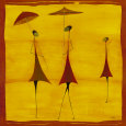 Ants with Parasols Reproduction d'art par Thierry Ona