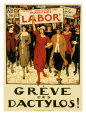 Womens Labor Force, Greve des Dactylos Lámina giclée
