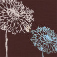 Chrysanthemum Square V Art Print by Alice Buckingham