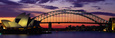 Sydney Harbour Bridge at Sunset, Sydney, Australia Photographic Print by Panoramic Images