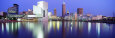 Museum, Rock and Roll Hall of Fame, Cleveland, USA Photographie par Panoramic Images