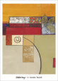 Carrés abstraits - Art Contemporain Affiches