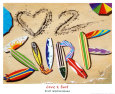 Love 2 Surf Art Print by Scott Westmoreland