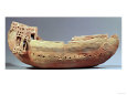 Model of a Boat with a High Poop Deck from a Tomb at Amathus, Cyprus, 6th Century BC