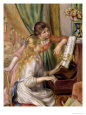 Young Girls at the Piano, 1892 Giclee Print by Pierre-Auguste Renoir