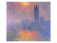 Houses of Parliament (Monet) Posters