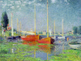 Røde båter Argenteuil (Monet)|Red Boats Argenteuil (Monet) Posters