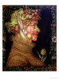 Summer, 1573 Lámina giclée por Giuseppe Arcimboldo