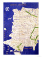 Map of Spain and Portugal, from Geographia