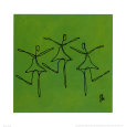 Love - Green Dancers Lámina