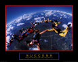 Skydiving (Color Photography) Posters
