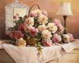Peonies Art Print by T. C. Chiu
