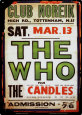 The Who Club Noreik Tin Sign