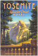 Yosemite, Glacier Point Hotel Art Print by Kerne Erickson