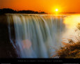 Waterfall Color Photography Affiches