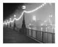 River Thames by Night Art Print by Shener Hathaway