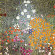 Farm Garden Art Print by Gustav Klimt