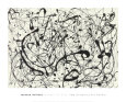 N.º 14 (gris) Lámina por Jackson Pollock