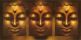 Buddha in Three Lights Reproduction d'art