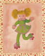 Girl in Roller Skates