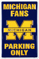 University of Michigan Tin Sign