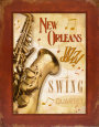 New Orleans Jazz II Kunsttryk af Pela Design