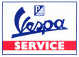 Vespa Service Cartel de chapa