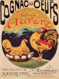 Cognac Aux Ouefs Tin Sign