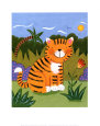 Baby Tiger Lámina por Sophie Harding