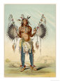 Medicine Man of the Mandan People Giclee Print by George Catlin