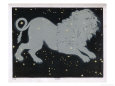 The Constellation of Leo the Lion reproduction procédé giclée par Charles F. Bunt