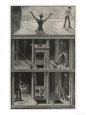 Cross Section of a Stage Which Shows How a Clown Magically Appears on Stage During a Pantomime