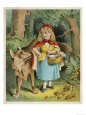 Little Red Riding Hood Forgets Her Mother's Advice and Talks to a Stranger  the Wolf!