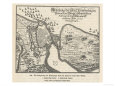 Map of the Siege of Copenhagen Denmark by Carl X Gustav of Sweden
