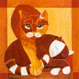 Chats I Art Print by Michèle Neuhard