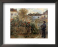 Monet Painting in His Garden at Argenteuil, 1873