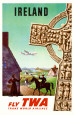 Ireland- Fly TWA Masterprint