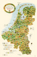 Tourist Map of Belgium, Holland, and Luxemburg