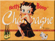 Betty Boop Cartel de chapa