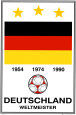 Sacres de l'Allemagne en Coupe du Monde Affiche