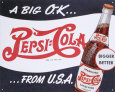 Pepsi- Cola Blechschild