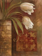 Tulip Interlude I Lámina por Elaine Vollherbst-Lane