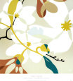 Dancing Flowers I Lámina por Mary Calkins