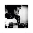 Bob Marley with Guitar Impressão artística