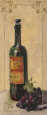 Red Wine with Grapes Reproduction d'art par Shari White