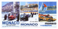 65, 66, 70 Monaco Grand Prix 3 in 1 Poster Lámina giclée