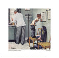 Before the Shot Lámina giclée por Norman Rockwell