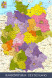 Maps of Germany Posters