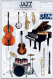 Jazz Instruments Póster