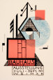 Bauhaus Blue Circle Lámina por Rudolf Baschant